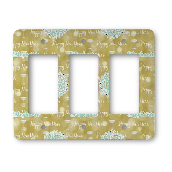 Happy New Year Rocker Light Switch Covers - Triple - MAIN