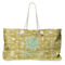 Happy New Year Large Rope Tote Bag - Front View