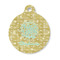 Happy New Year Round Pet Tag