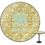 Happy New Year Round Table (Personalized)