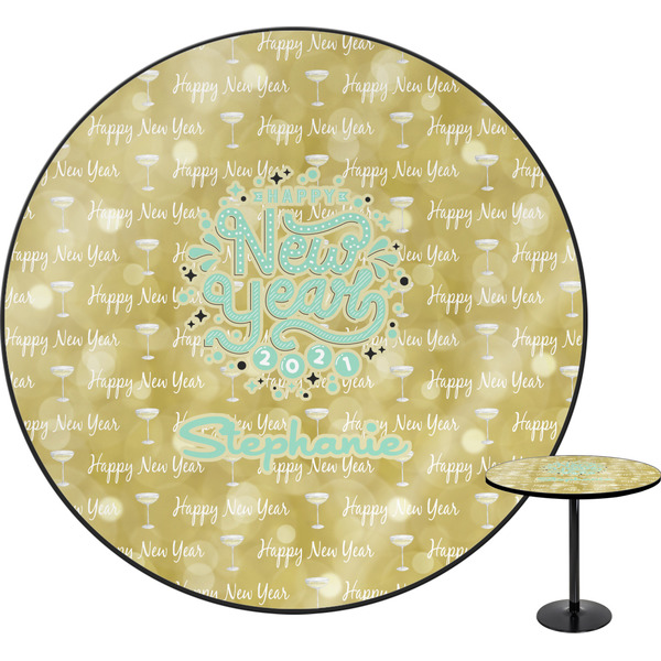 Custom Happy New Year Round Table (Personalized)