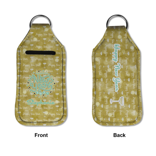 Happy New Year Sanitizer Holder Keychain - Large APPROVAL (Flat)