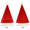 Happy New Year Santa Hats - Front and Back (Double Sided Print) APPROVAL