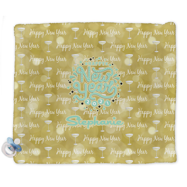 Custom Happy New Year Security Blanket - Single Sided (Personalized)