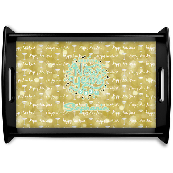 Custom Happy New Year Wooden Tray (Personalized)