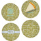 Happy New Year Set of Appetizer / Dessert Plates