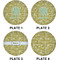 Happy New Year Set of Lunch / Dinner Plates (Approval)