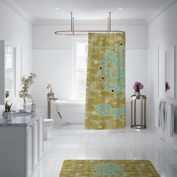 Happy New Year Shower Curtain - 70"x83"