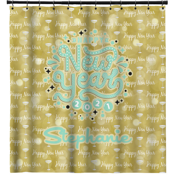 Custom Happy New Year Shower Curtain (Personalized)