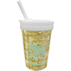 Happy New Year Sippy Cup with Straw (Personalized)