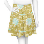 Happy New Year Skater Skirt - X Large (Personalized)