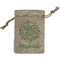 Happy New Year Small Burlap Gift Bag - Front