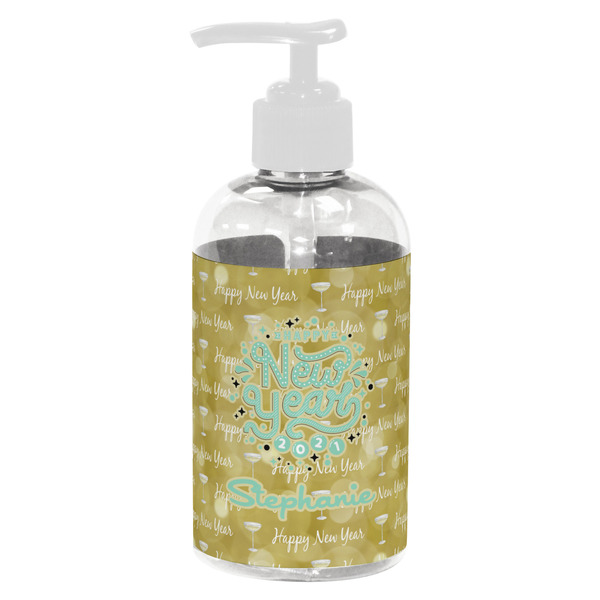 Happy New Year Small Liquid Dispenser (8 oz) - White