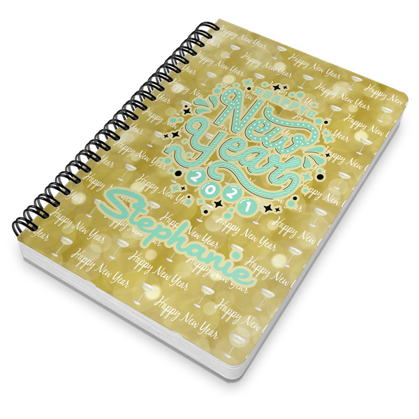 Happy New Year Spiral Journal 7 x 10 - Main