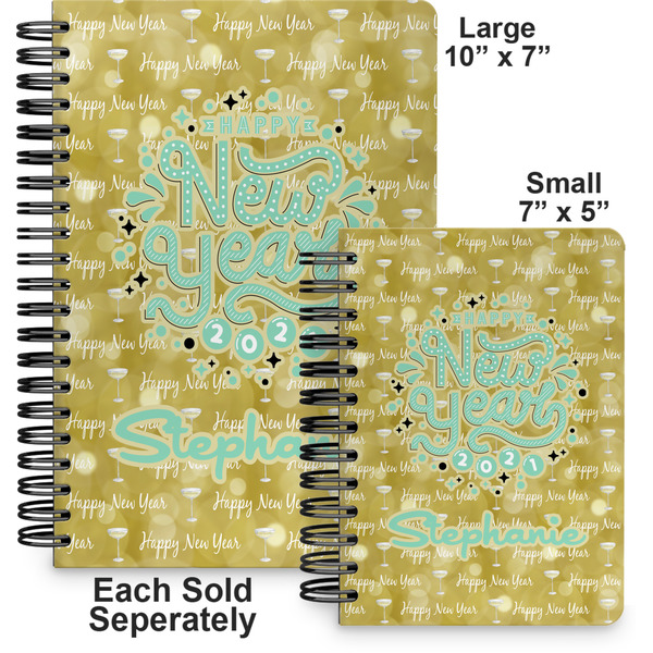 Happy New Year Spiral Journal - Comparison