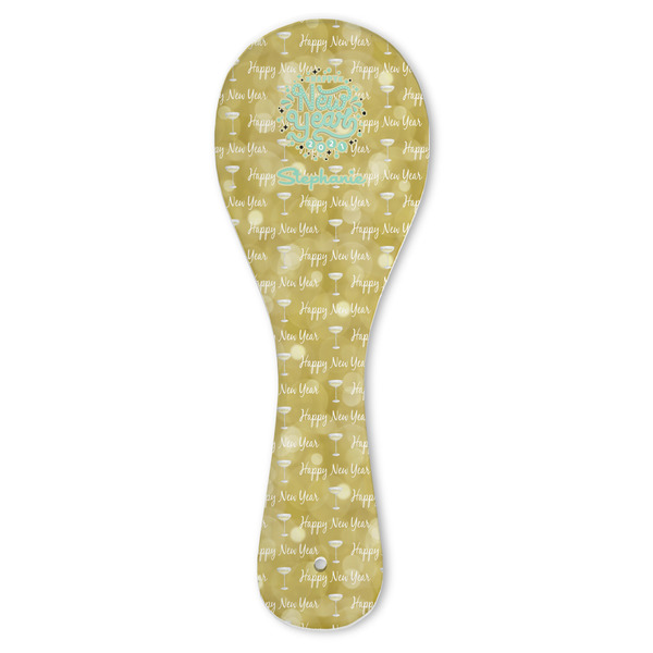 Custom Happy New Year Ceramic Spoon Rest (Personalized)