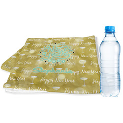 Happy New Year Sports & Fitness Towel w/ Name or Text