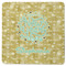 Happy New Year Square Rubber Backed Coaster w/ Name or Text