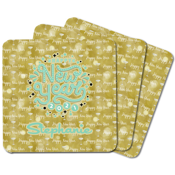 Happy New Year Square Fridge Magnet - MAIN