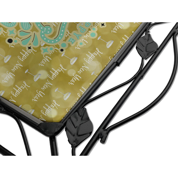 Happy New Year Square Trivet - Detail