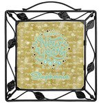 Happy New Year Square Trivet w/ Name or Text