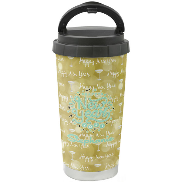 Custom Happy New Year Stainless Steel Coffee Tumbler (Personalized)