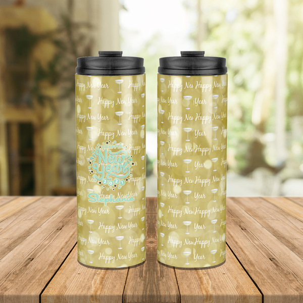 Happy New Year Stainless Steel Tumbler - Lifestyle