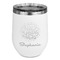 Happy New Year Stainless Wine Tumblers - White - Single Sided - Front