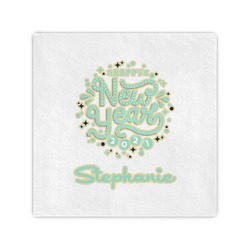Happy New Year Standard Cocktail Napkins (Personalized)