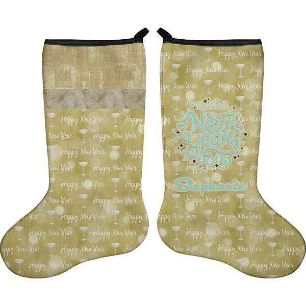 Happy New Year Stocking - Double-Sided - Approval