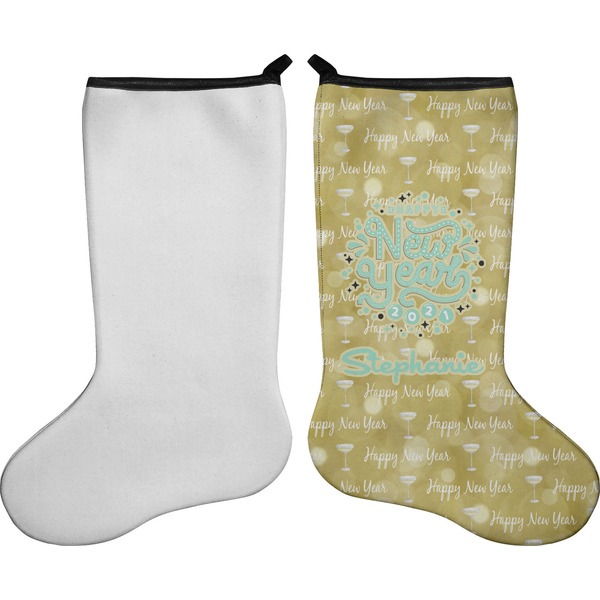 Happy New Year Stocking - Single-Sided - Approval