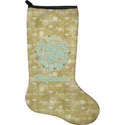 Happy New Year Holiday Stocking - Single-Sided - Neoprene (Personalized)