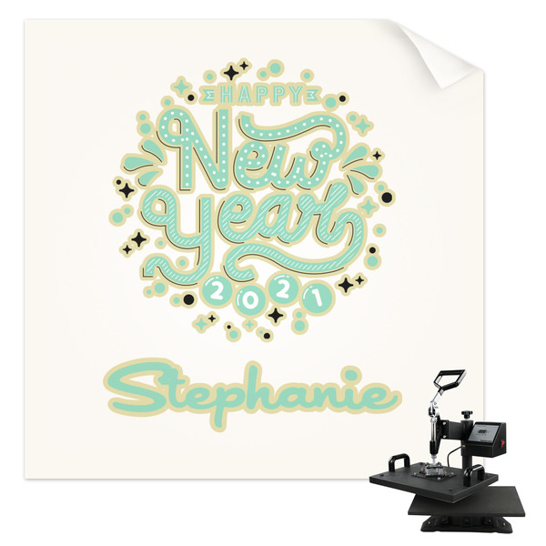 Custom Happy New Year Sublimation Transfer - Youth / Women (Personalized)