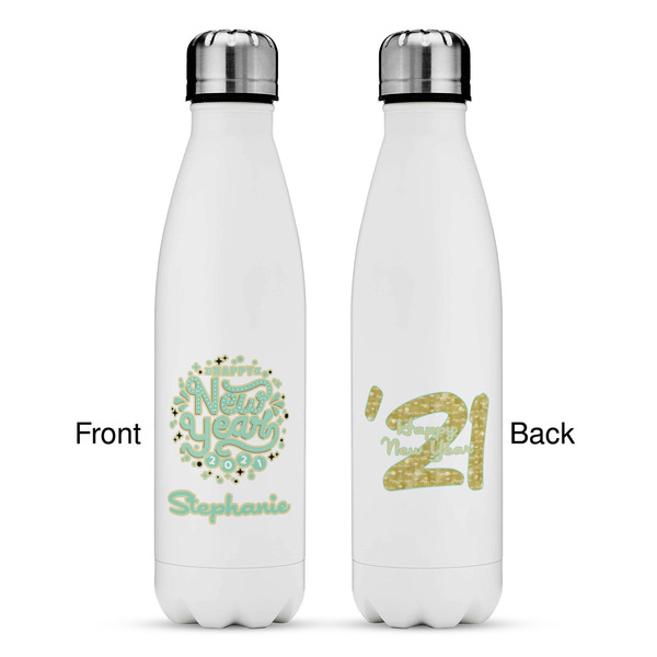 Happy New Year Tapered Water Bottle - Apvl 17oz.