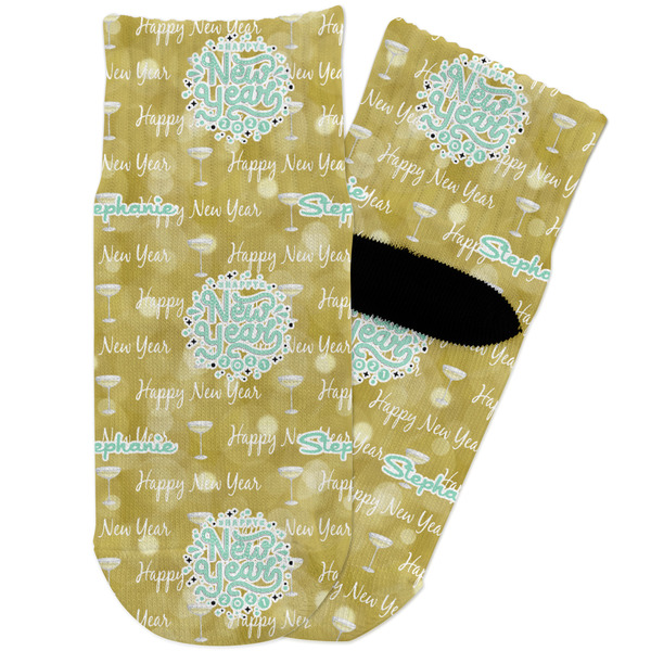 Custom Happy New Year Toddler Ankle Socks (Personalized)