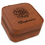 Happy New Year Travel Jewelry Box - Leather (Personalized)