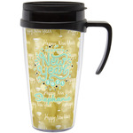 Happy New Year Acrylic Travel Mug with Handle (Personalized)