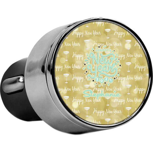 Custom Happy New Year USB Car Charger (Personalized)