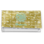Happy New Year Vinyl Checkbook Cover w/ Name or Text