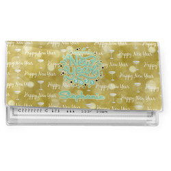 Happy New Year Vinyl Checkbook Cover w/ Name or Text