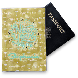 Happy New Year Vinyl Passport Holder w/ Name or Text