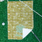 Happy New Year Waffle Weave Golf Towel - In Context