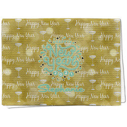 Happy New Year Kitchen Towel - Waffle Weave (Personalized)