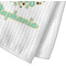 Happy New Year Waffle Weave Towel - Closeup of Material Image