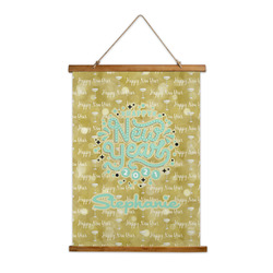 Happy New Year Wall Hanging Tapestry (Personalized)