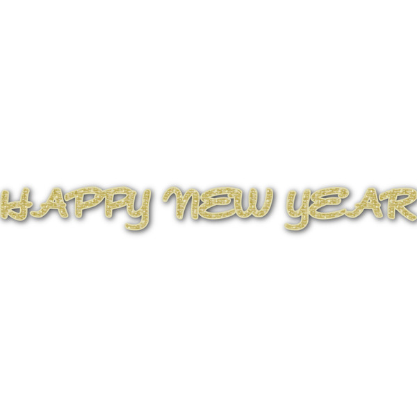 Custom Happy New Year Name/Text Decal - Custom Sizes (Personalized)