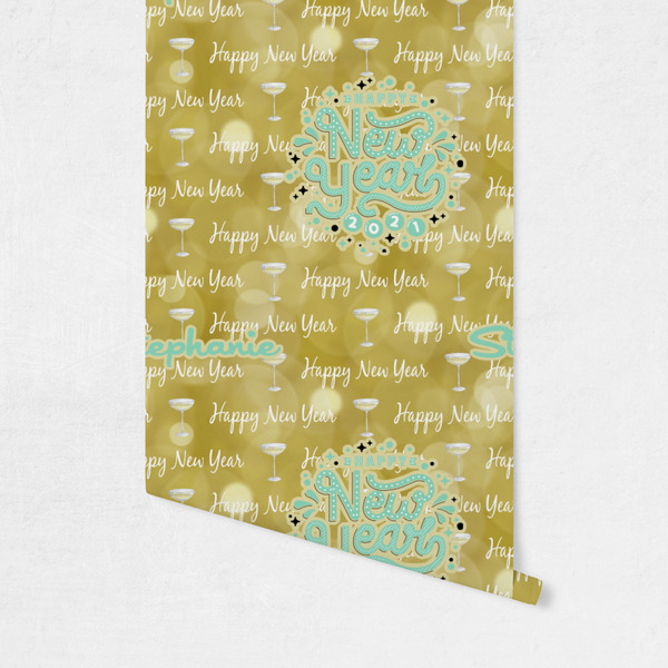 Happy New Year Wallpaper on Wall