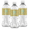 Happy New Year Water Bottle Labels - Front View