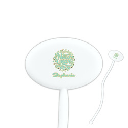 Happy New Year Oval Plastic Stir Sticks