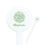 Happy New Year Round Plastic Stir Sticks (Personalized)